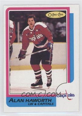 1986-87 O-Pee-Chee - [Base] #107 - Alan Haworth