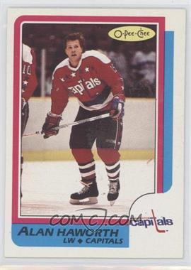 1986-87 O-Pee-Chee - [Base] #107 - Alan Haworth