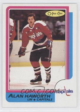 1986-87 O-Pee-Chee - [Base] #107 - Alan Haworth