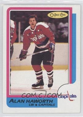 1986-87 O-Pee-Chee - [Base] #107 - Alan Haworth