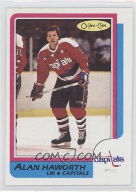 1986-87 O-Pee-Chee - [Base] #107 - Alan Haworth