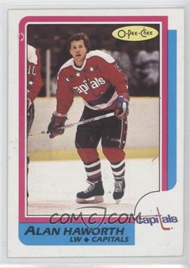 1986-87 O-Pee-Chee - [Base] #107 - Alan Haworth