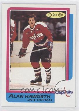 1986-87 O-Pee-Chee - [Base] #107 - Alan Haworth