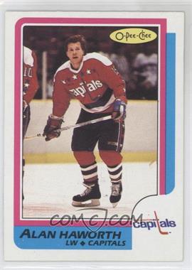 1986-87 O-Pee-Chee - [Base] #107 - Alan Haworth