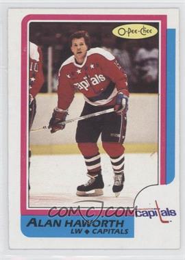 1986-87 O-Pee-Chee - [Base] #107 - Alan Haworth