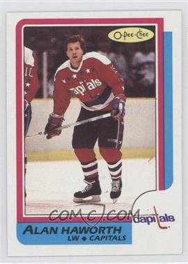 1986-87 O-Pee-Chee - [Base] #107 - Alan Haworth