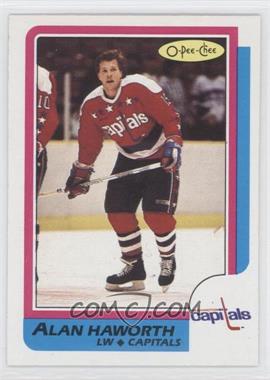 1986-87 O-Pee-Chee - [Base] #107 - Alan Haworth