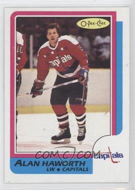 1986-87 O-Pee-Chee - [Base] #107 - Alan Haworth