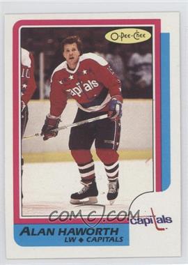 1986-87 O-Pee-Chee - [Base] #107 - Alan Haworth