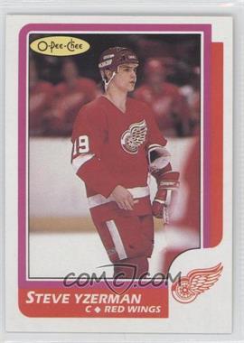 1986-87 O-Pee-Chee - [Base] #11 - Steve Yzerman