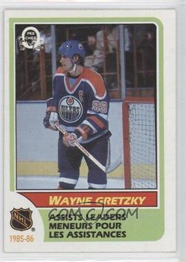 1986-87 O-Pee-Chee - [Base] #259 - Wayne Gretzky