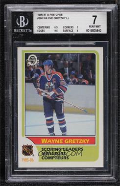 1986-87 O-Pee-Chee - [Base] #260 - Wayne Gretzky [BGS 7 NEAR MINT]