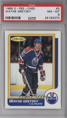 1986-87 O-Pee-Chee - [Base] #3 - Wayne Gretzky [PSA 8 NM‑MT]