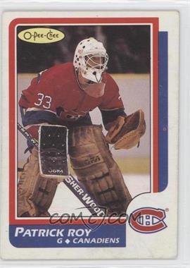 1986-87 O-Pee-Chee - [Base] #53 - Patrick Roy