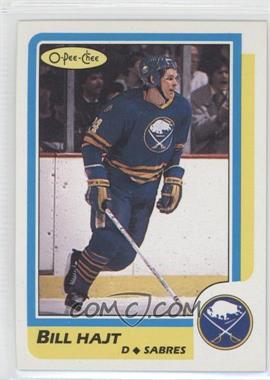 1986-87 O-Pee-Chee - Blank Back #_BIHA - Bill Hajt