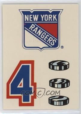 1986-87 Topps - All-Star Stickers #17 - New York Rangers Team