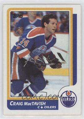 1986-87 Topps - [Base] #178 - Craig MacTavish