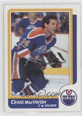 1986-87 Topps - [Base] #178 - Craig MacTavish