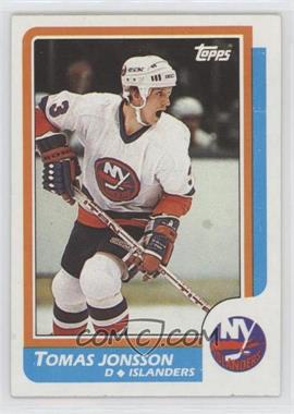 1986-87 Topps - [Base] #78 - Tomas Jonsson