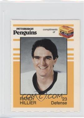 1987-88 Kodak Pittsburgh Penguins - [Base] #23 - Randy Hillier