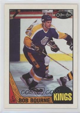 1987-88 O-Pee-Chee - [Base] - Blank Back #167 - Bob Bourne