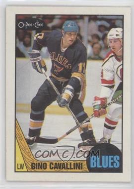 1987-88 O-Pee-Chee - [Base] #146 - Gino Cavallini