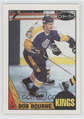 1987-88 O-Pee-Chee - [Base] #167 - Bob Bourne