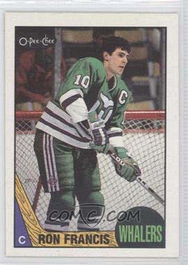 1987-88 O-Pee-Chee - [Base] #187 - Ron Francis