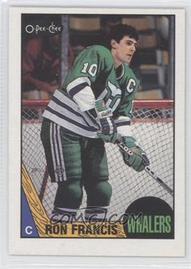 1987-88 O-Pee-Chee - [Base] #187 - Ron Francis