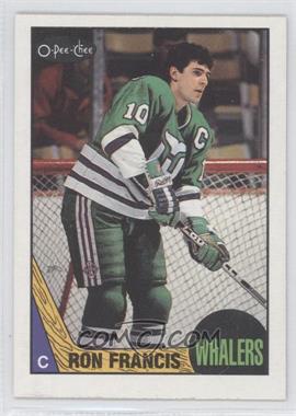 1987-88 O-Pee-Chee - [Base] #187 - Ron Francis