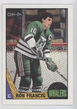 1987-88 O-Pee-Chee - [Base] #187 - Ron Francis