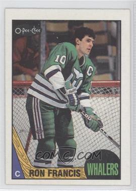 1987-88 O-Pee-Chee - [Base] #187 - Ron Francis