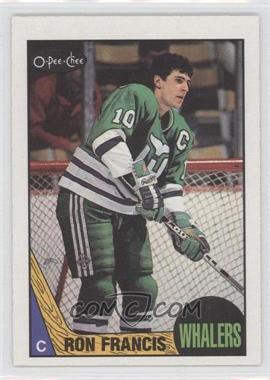 1987-88 O-Pee-Chee - [Base] #187 - Ron Francis