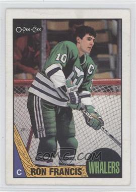 1987-88 O-Pee-Chee - [Base] #187 - Ron Francis