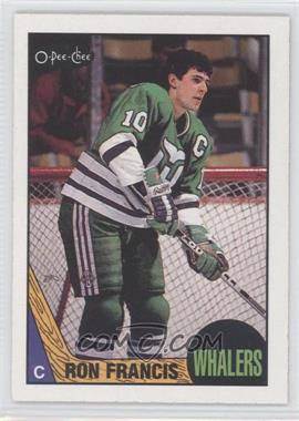 1987-88 O-Pee-Chee - [Base] #187 - Ron Francis