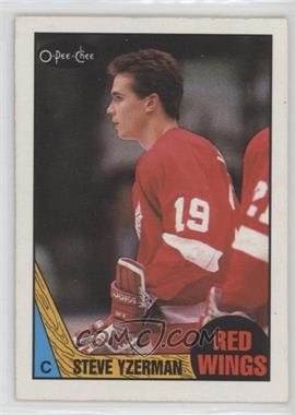 1987-88 O-Pee-Chee - [Base] #56 - Steve Yzerman [Good to VG‑EX]