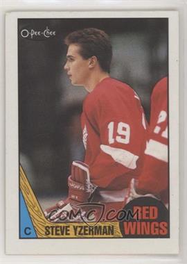 1987-88 O-Pee-Chee - [Base] #56 - Steve Yzerman [Good to VG‑EX]