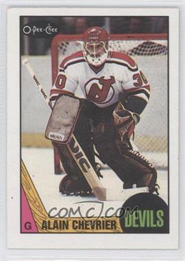 1987-88 O-Pee-Chee - [Base] #58 - Alain Chevrier