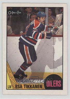 1987-88 O-Pee-Chee - [Base] #7 - Esa Tikkanen