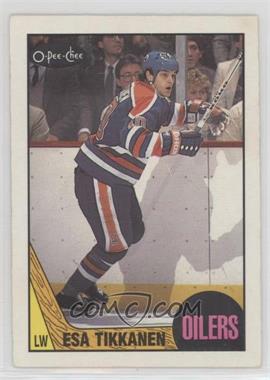 1987-88 O-Pee-Chee - [Base] #7 - Esa Tikkanen