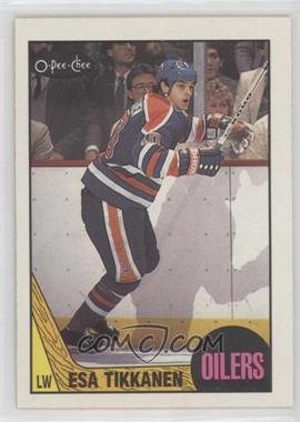 1987-88 O-Pee-Chee - [Base] #7 - Esa Tikkanen