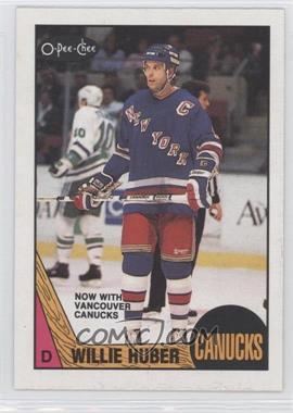 1987-88 O-Pee-Chee - [Base] #93 - Willie Huber