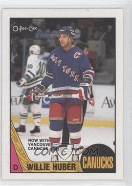 1987-88 O-Pee-Chee - [Base] #93 - Willie Huber