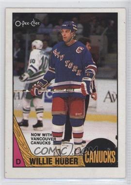 1987-88 O-Pee-Chee - [Base] #93 - Willie Huber