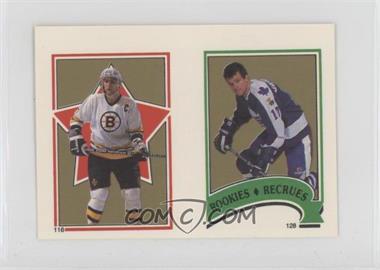1987-88 O-Pee-Chee Album Stickers - [Base] #128-116 - Vincent Damphousse, Ray Bourque