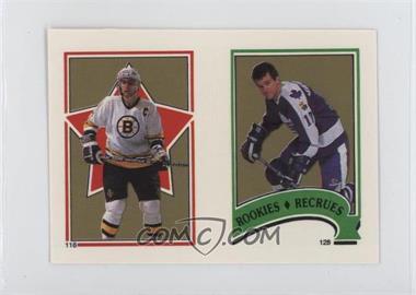 1987-88 O-Pee-Chee Album Stickers - [Base] #128-116 - Vincent Damphousse, Ray Bourque