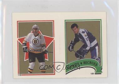 1987-88 O-Pee-Chee Album Stickers - [Base] #128-116 - Vincent Damphousse, Ray Bourque