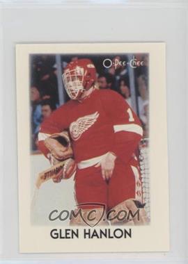 1987-88 O-Pee-Chee Leaders Mini - [Base] #14 - Glen Hanlon [EX to NM]