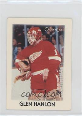 1987-88 O-Pee-Chee Leaders Mini - [Base] #14 - Glen Hanlon [EX to NM]