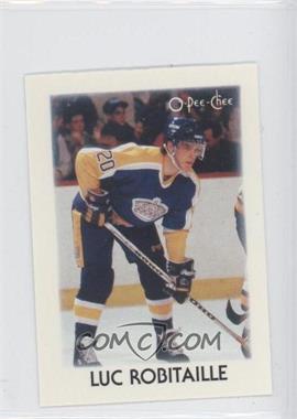 1987-88 O-Pee-Chee Leaders Mini - [Base] #35 - Luc Robitaille